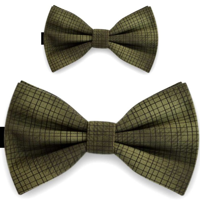 Papioane tata fiu, verde crom, imprimeu window pane